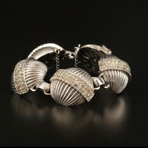Elsa Schiaparelli 1950s Fluted Sphere Bracelet